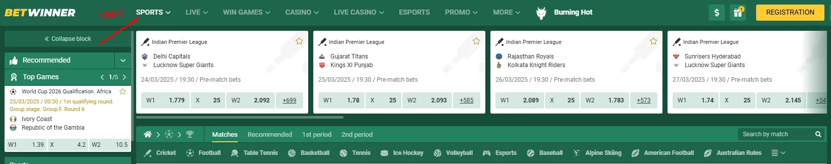 betwinner Nigeria